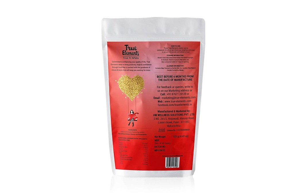 True Elements Roasted Watermelon    Pack  125 grams